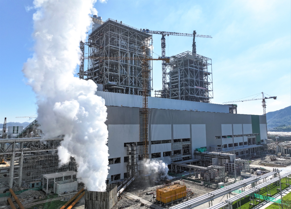 高質量發(fā)展看“浙”里 | 浙能臺二電二期擴建工程3號機組沖管工作圓滿完成